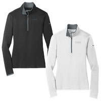 LADIES NIKE DRI-FIT STRETCH 1/2 ZIP